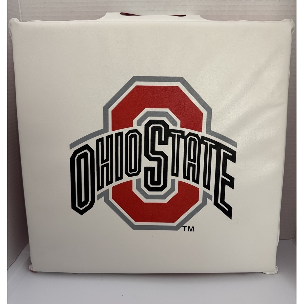 Ohio State Buckeyes Wincraft Stadium Seat Cushion Pad With Handle + FREE DECAL